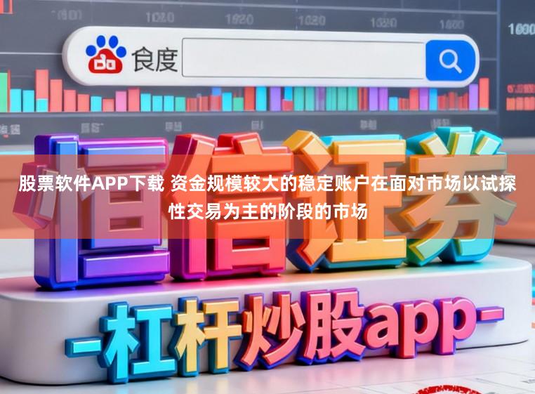 股票软件APP下载 资金规模较大的稳定账户在面对市场以试探性交易为主的阶段的市场