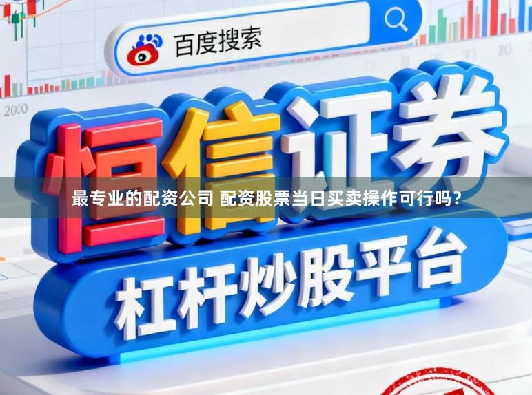 最专业的配资公司 配资股票当日买卖操作可行吗？
