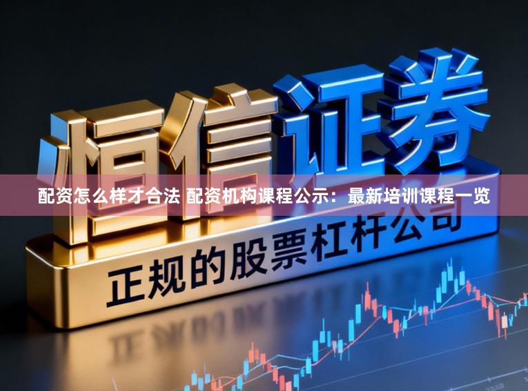 配资怎么样才合法 配资机构课程公示：最新培训课程一览